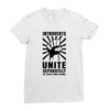 introverts Unite Separately in Your Own Homes Ladies Fitted T-Shirt