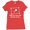 this is a very old picture of me Ladies Fitted T-Shirt