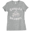 gangsta wrapper Ladies Fitted T-Shirt