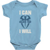 i can  i will Baby Onesie