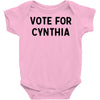 vote for cynthia Baby Bodysuit
