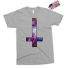 inverted galaxy cross funny  religion banter space fashion new Exclusive T-shirt