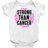 strong than cancer Baby Bodysuit