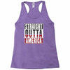 straight outta america Racerback Tank