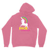 gay pride f#ck younicorn funny rude unicorn Unisex Hoodie