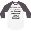 November Girls 3/4 Sleeve Shirt