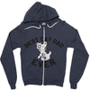 best cat dad ever Zipper Hoodie