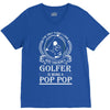 Golfer Pop Pop V-Neck Tee