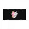 Heart And Flowers License Plate