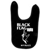 black flag Baby Bibs