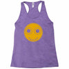 funny smiley face Racerback Tank