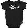 the damned band logo screen printed retro Baby Bodysuit