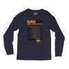 Taurus Facts Servings Per Container Long Sleeve Shirts