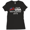 usa world cup champions Ladies Fitted T-Shirt