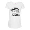 my lashes Maternity Scoop Neck T-shirt