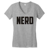 nerd (3) Women's V-Neck T-Shirt