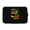 mans best friend Laptop sleeve