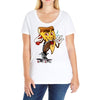pizza smoking (2) Ladies Curvy T-Shirt