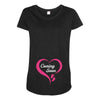 Coming Soon Baby Girl Maternity Scoop Neck T-shirt