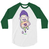 drugs free 3/4 Sleeve Shirt