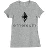 Ethereum Coin Ladies Fitted T-Shirt