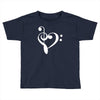 music heart rock baseball jersey Toddler T-shirt
