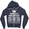 F Chord Dad Funny Guitar Zipper Hoodie