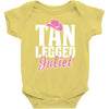 tan legged juliet Baby Onesie