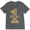 real one V-Neck Tee
