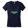 i survived lost Women's V-Neck T-Shirt