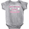 I Love Someone with Breast Cancer to The Moon and Back to Infinity Baby Bodysuit