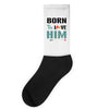 Born To Love Him (Born To Love Her &ndash; Born To Love Him Couples Design Socks