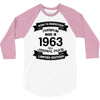 Premium Vintage  1963 3/4 Sleeve Shirt