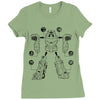 assemble megazord Ladies Fitted T-Shirt