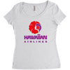 stylish retro hawaiian airlines Women's Triblend Scoop T-shirt
