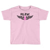 angel wing believe breast cancer Toddler T-shirt