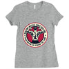 building muscle Ladies Fitted T-Shirt