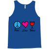 peace love wine Tank Top
