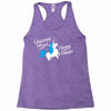 unicorns are just horny ponies Racerback Tank