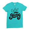 girl gang Ladies Fitted T-Shirt