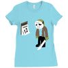 Friday The 12Th Funny Horror Movie Ladies Fitted T-Shirt