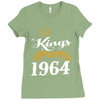 kings are born in 1964 Ladies Fitted T-Shirt