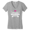 World's Best Grandma Ever Women's V-Neck T-Shirt