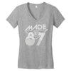made in 1987 Women's V-Neck T-Shirt