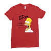 Homer Simpson Ladies Fitted T-Shirt