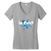 im cute no shit baby Women's V-Neck T-Shirt