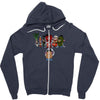 potato family Zipper Hoodie