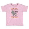 ugly dinosaur merry christmas Toddler T-shirt