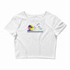 unicorn beach Crop Top