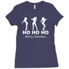 ho ho ho merry christmas Ladies Fitted T-Shirt